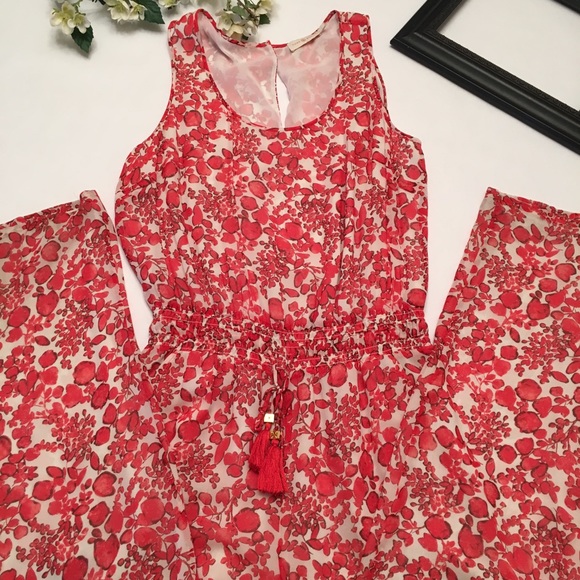 Tory Burch Pants - Tory Burch sleeveless Issy silk jumpsuit Large